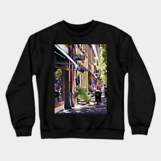 Corning NY - Strolling Down Market Street Crewneck Sweatshirt